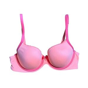 Victoria’s Secret Body by Victoria Lined Demi/Demi Bustle Double Bright Pink 34C